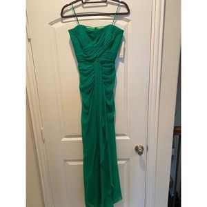 Emerald Green Badgley Mischka Gown